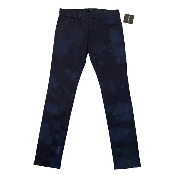 NEW Joe's Jeans Asher Slim Fit Jeans Navy Blue Marble Tie Dye Pattern - Size 32 - Picture 12 of 13